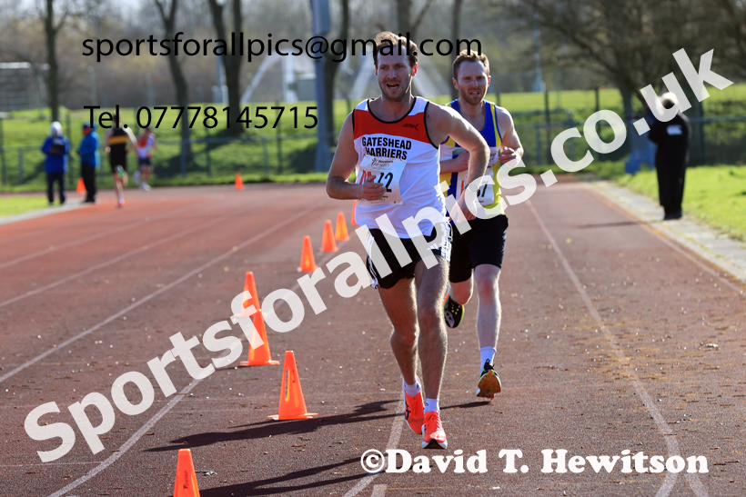 Senior Mens 12 Stage Road Relay, 2026 Northern Mens 12 and Womens 6 Stage Road Relays and Young Athletes 5k, Sheepmount Stadium, Carlisle. Photo: David T. Hewitson/Sports for All Pics